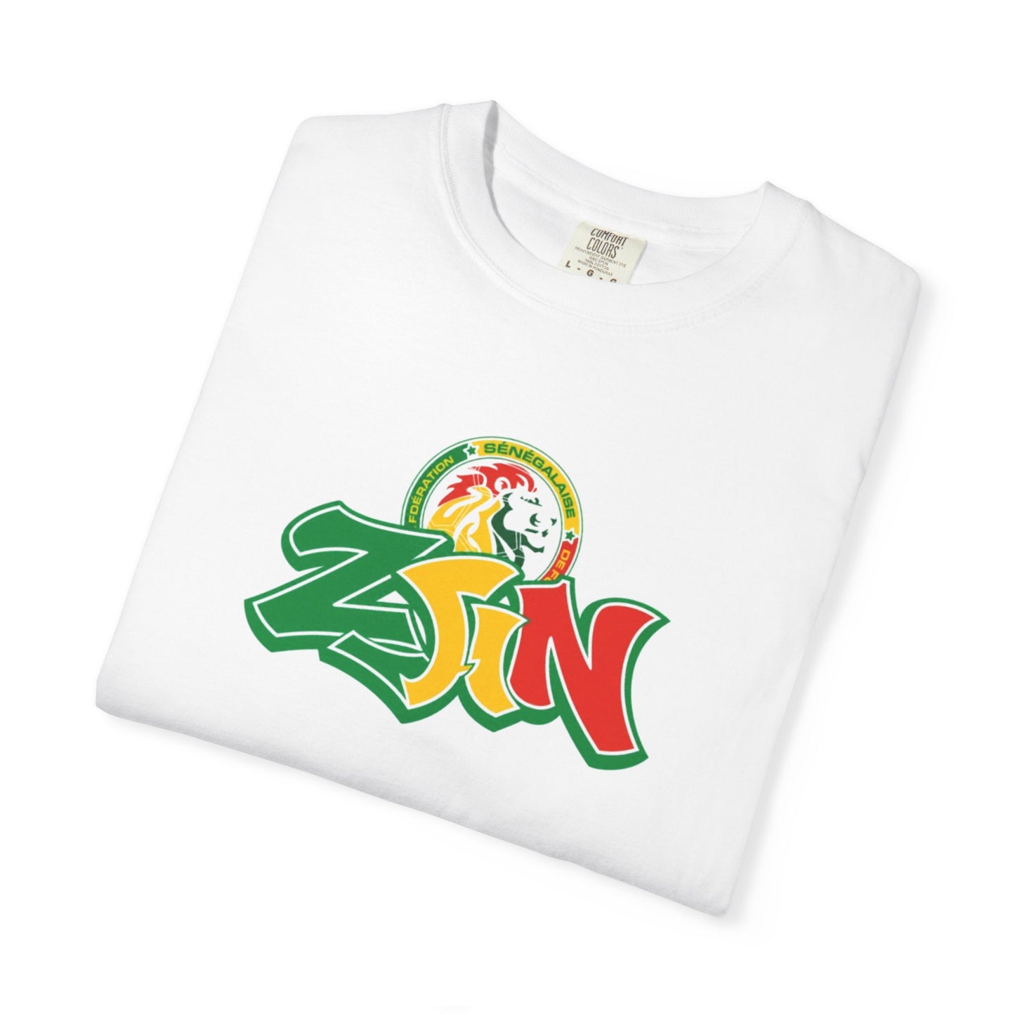 SENEGAL TEE - GREEN/YELLOW/RED
