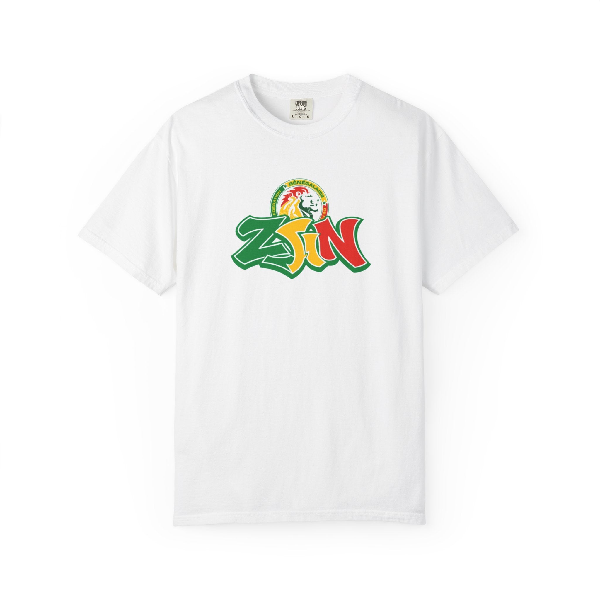 SENEGAL TEE - GREEN/YELLOW/RED