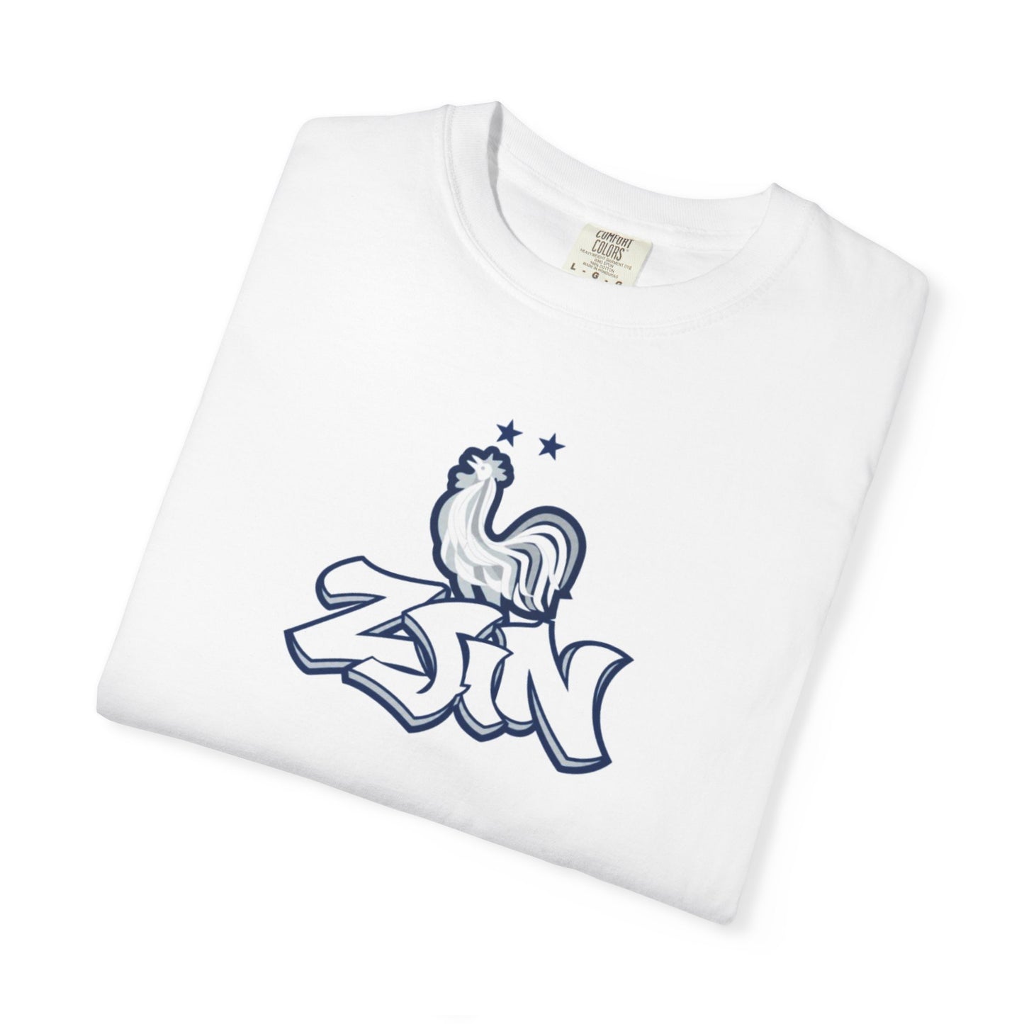 FRANCE TEE - WHITE/BLUE