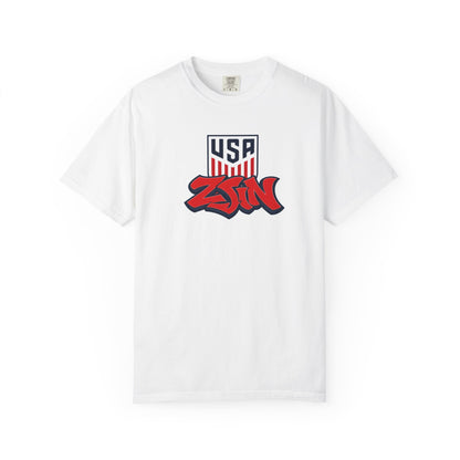 USA TEE - RED/BLUE