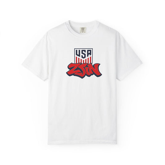USA TEE - RED/BLUE